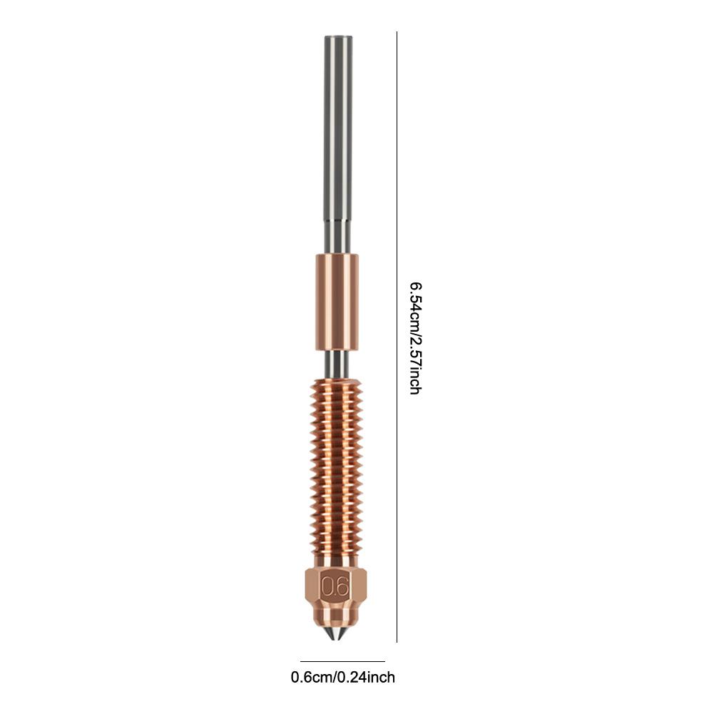 K1C Nozzle Unicorn Quick-Swap Ender 3 V3 Nozzle For Creality K1C/Ender 3 V3/Ender 3 V3 K1C K1 Max 3D Printer 0.2/0.4/0.6/0.8/1mm