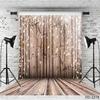 Christmas Wooden Floor Glitter Photographic Backgrounds for Photo Studio 3D Vinyl Cloth Photography Backdrops for Baby Children