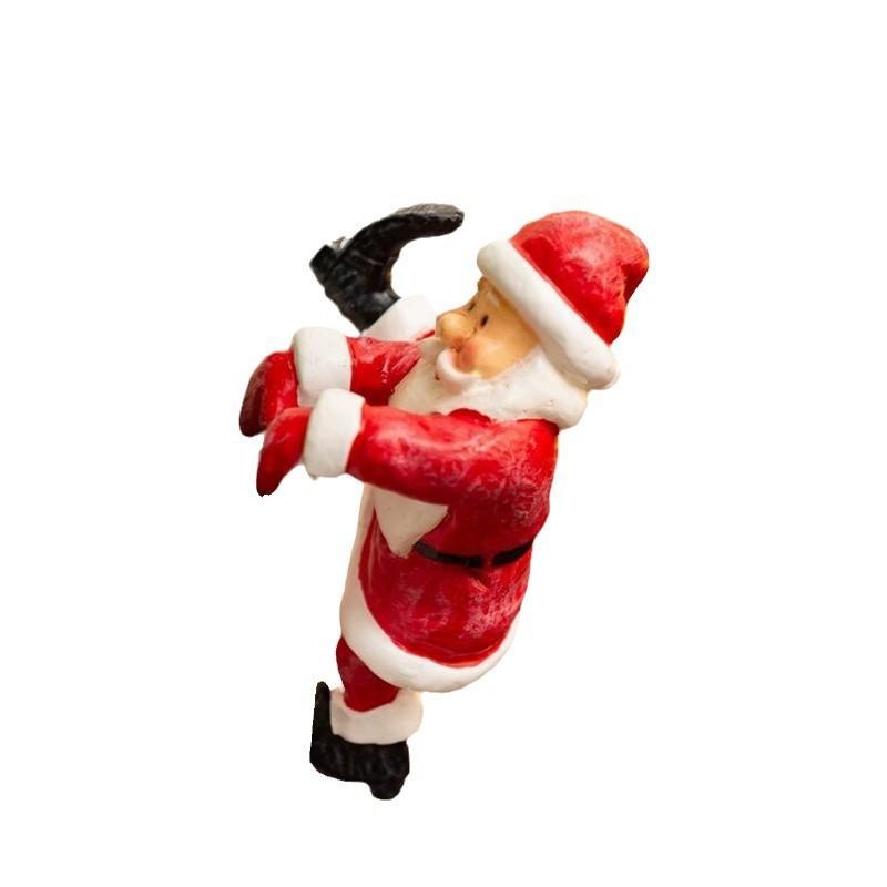 Santa Claus Flower Pot Wall Hanging Decorations for Home Wall Decorations Merry Christmas Decorations