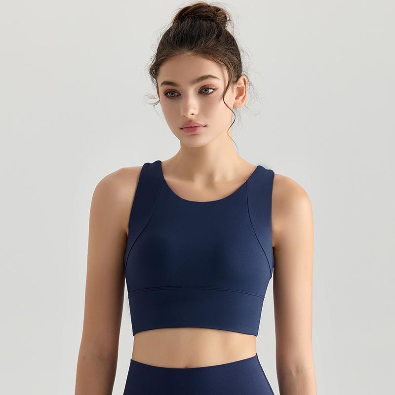 Chuandun Ademend Yoga Vest voor Dames met Ingebouwde Ondersteuning