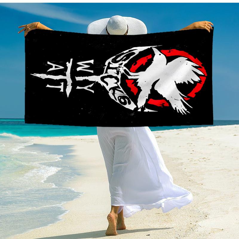 Wrestling Fashion Beach Towel: Ideal for Summer Adventures Soft, absorbent and quick drying suitable for swimming and bathing