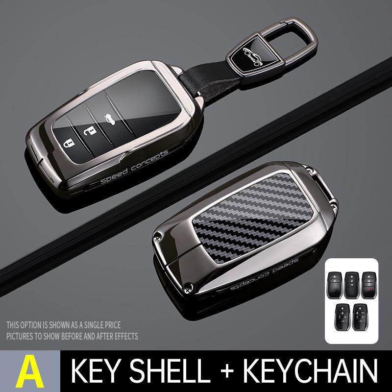 Toyota Key Case for Corolla, Camry, Levin, RAV4, Avalon, IZOA, CHR, Highlander - Snap Button Design