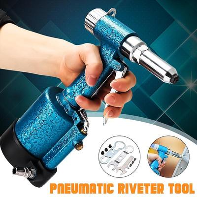 1/4 calowy pneumatyczny nitownica hydrauliczna nit Pop nit pistolety do nitowania zestaw narzędzi warsztatowych 165*85*278mm