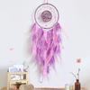  Feathered and Flower Beads Handwoven Dreamcatchers for Home or Party Wall Decors