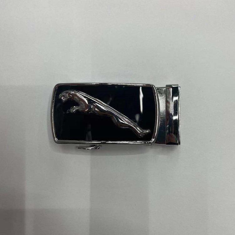 Men's Iron Automatic Belt Buckle with Logo