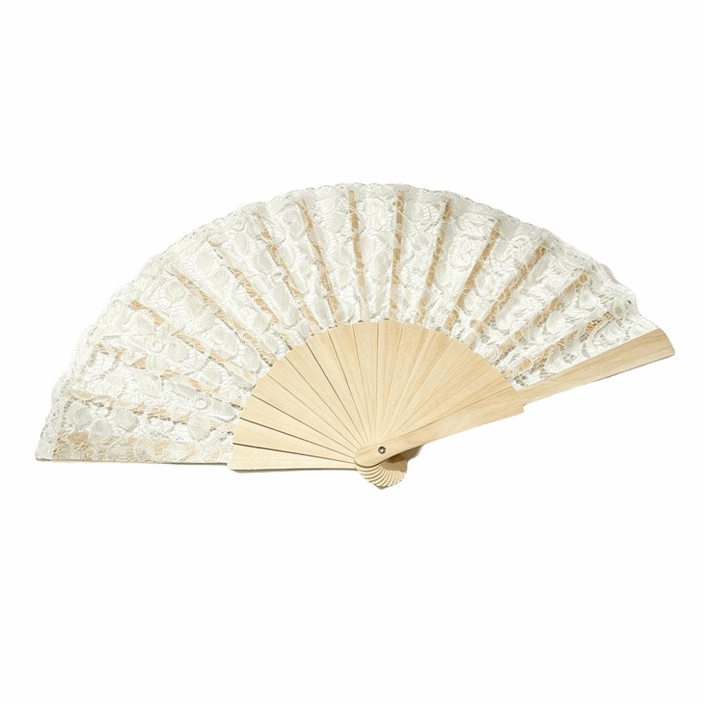Portable Folding Handheld Fan Floral Lace Women's Folding Fan Lace Hand Fan Bridesmaid Gifts