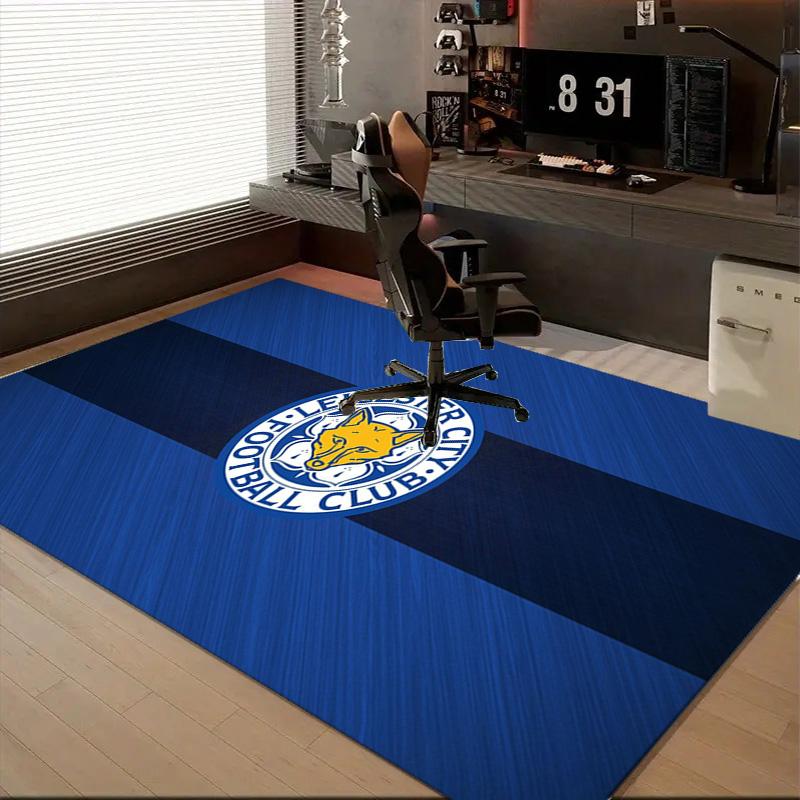 1PC Leicester City Football Club Floor Mat for Living Room, Game Rooms, Office, Bedroom, Office Floor Mat Playful Design, Christmas fan gifts