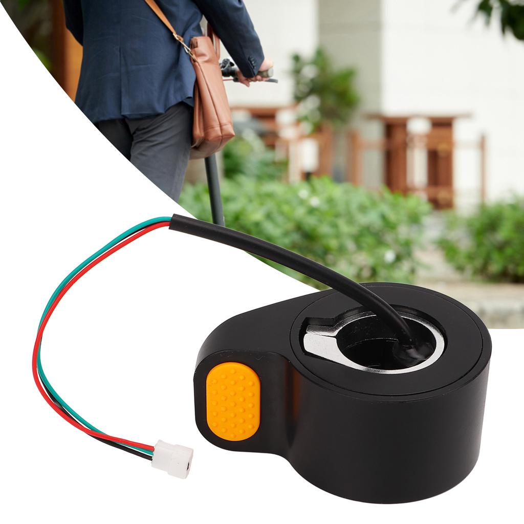Elektroroller Fingergashebel Elektrofahrrad Daumengashebel Gasgriff für Ninebot G30 MAX Gelb