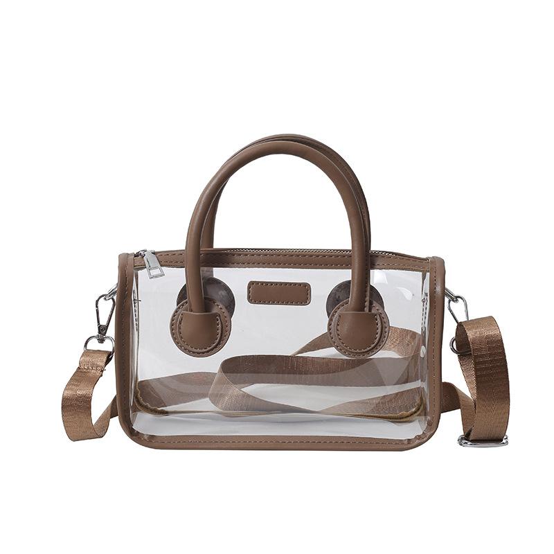 

Прозрачная сумка Seaside Play для женщин, популярная пляжная сумка для отдыха, трендовая сумка-мессенджер через плечо