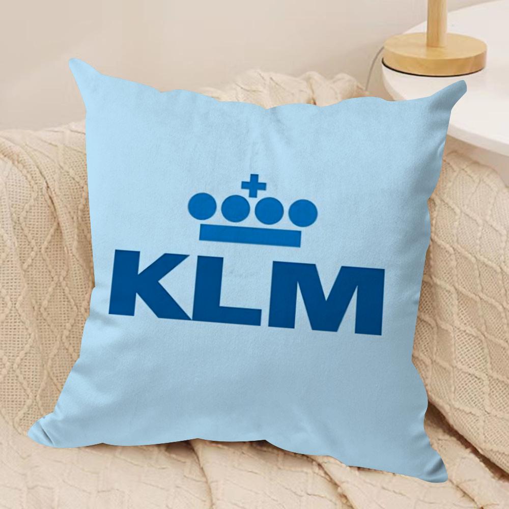 

K-Klm R-Royal Dutch Cushion Cover Silky Short Plush Double-Sided Printed Pillow Case for Sofa All Seasons Home Decor Gift 30cmx30cm