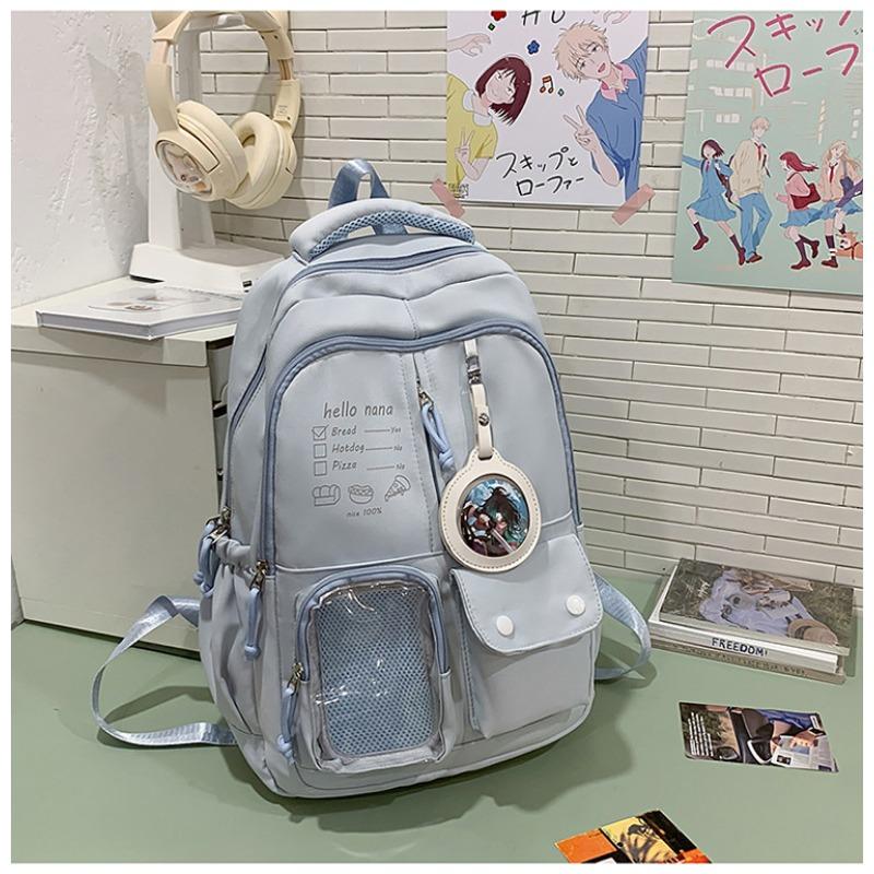 

Милый рюкзак для девочки, школьный рюкзак для ученика старшей школы, японский, повседневный, универсальный, для путешествий, контрастный цвет, большая вместимость, рюкзак для пары .