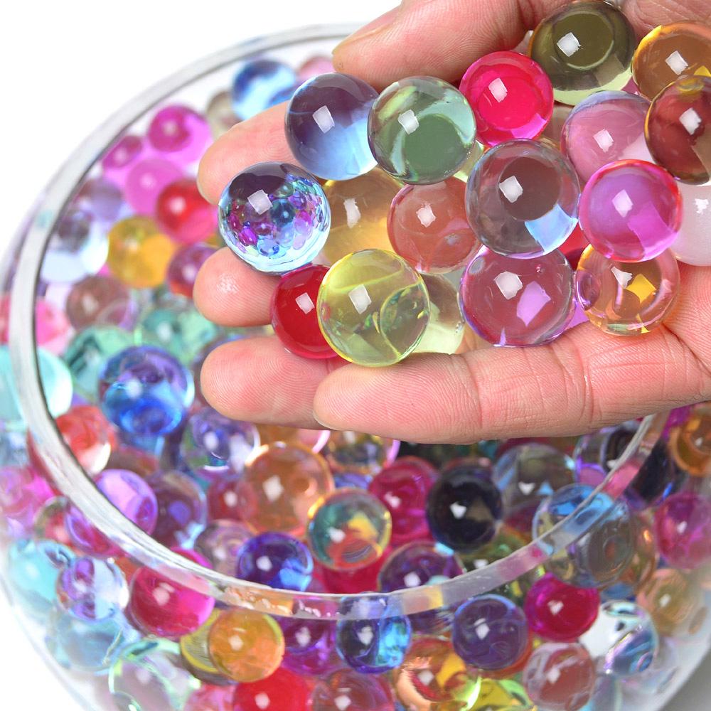 30000pcs Water Beads Rainbow Mix Crystal Soil Non-Toxic  Bottled Package for Inside Decoration Air