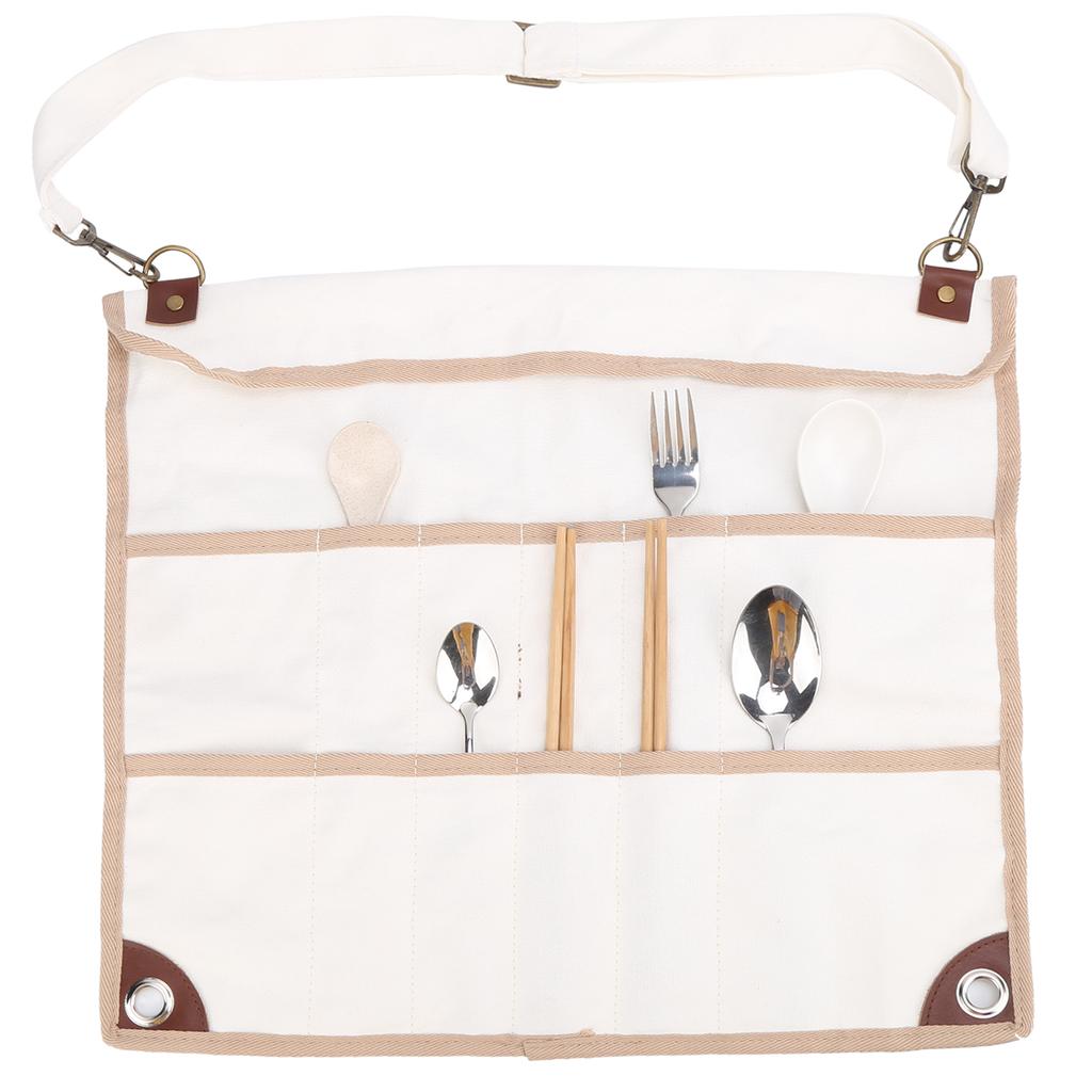 Camping Geschirrtasche Tragbare Oxford Picknick Besteck Aufbewahrungstasche Organizer für Reisen