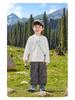 European Boy's Fleece-Lined Work Pants, Winter 2025 Children's Wear Collection