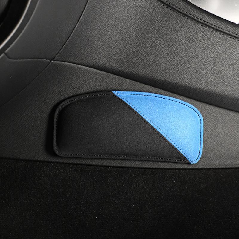 Comfortable Suede Car Knee Pad Auto Cushion Elastic Memory Foam Leg Pad Door Armrest Elbow Pads Headrest Car Accessories