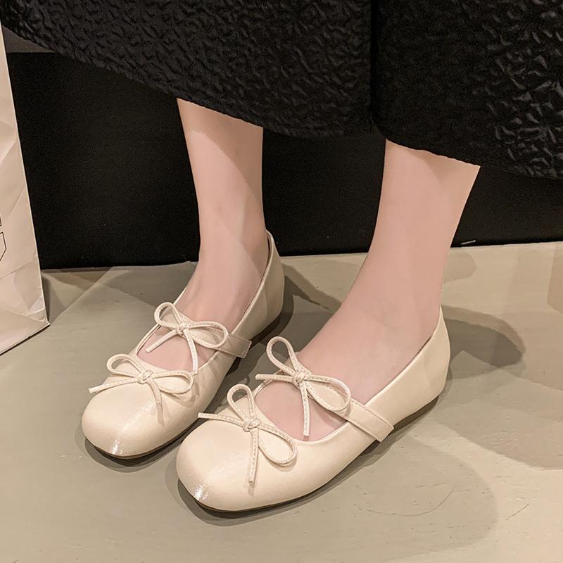 

Fashion Round Toe Shallow Mouth Mary Jane Shoes Women s 2025 New Inner Heightening Evening Single Shoes 40