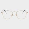 LOOKING4U NeoRetro B8804 C4 Gold Blue Light Blocking Glasses