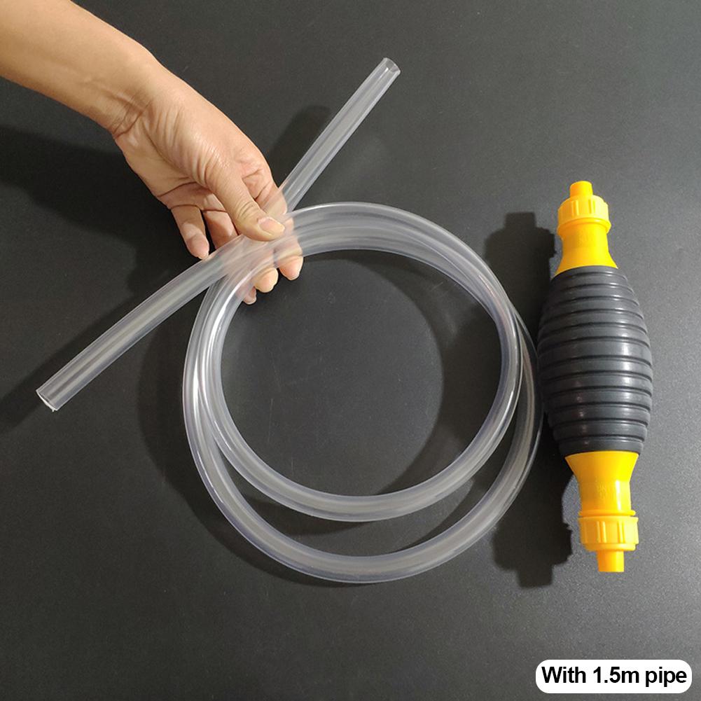 1/1.5/2/3M Manual Fuel Pump Car Fuel Tank Sucking Pipe Extractor Kit Hand-holder Petrol Gas Manual Pump For Car Motorcycle Truck