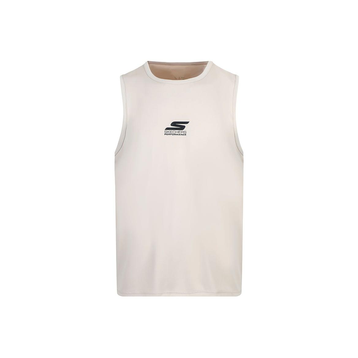 Skechers Mens Running Sports Series Quick-Dry Breathable Round Neck Vest Men tops P225M288-0046 S