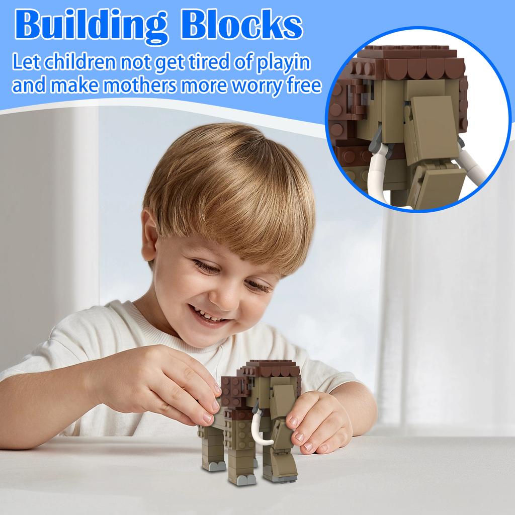 Anime Peripheral Trendy Building Block, Children's Puzzle Puzzle Puzzle Building Model Toys