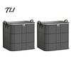 Home Storage Bags for Toys Moving Bin with Reinforced Handles And Zipper, Extra Large Capacity Supplies Linens Non-woven Fabric Organizer, Foldable