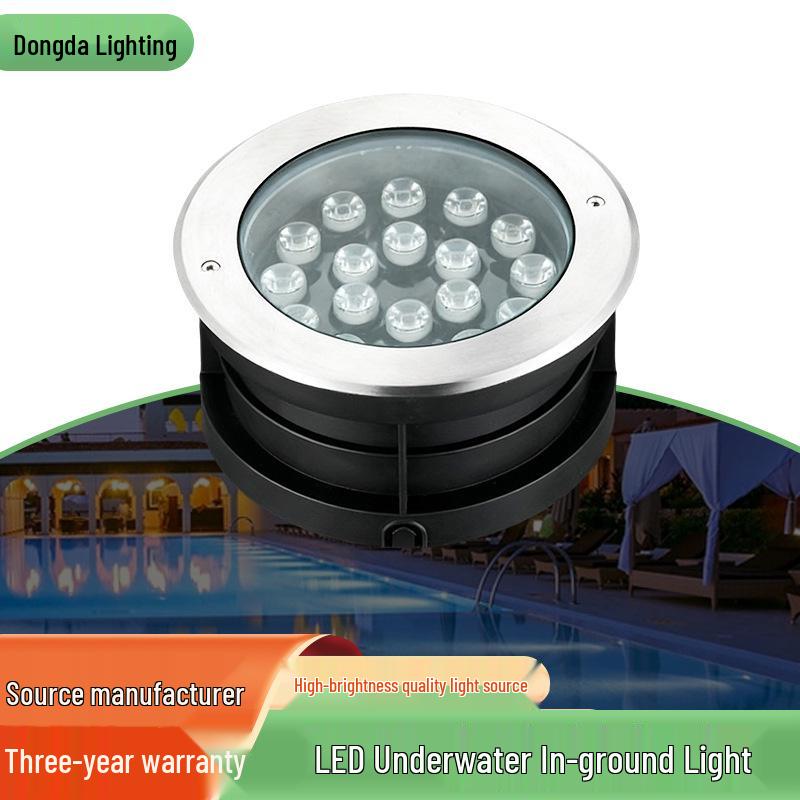 12V Colorful LED Pool Wall Light: Waterproof, Recessed, Inground Spotlight for Underwater Use
