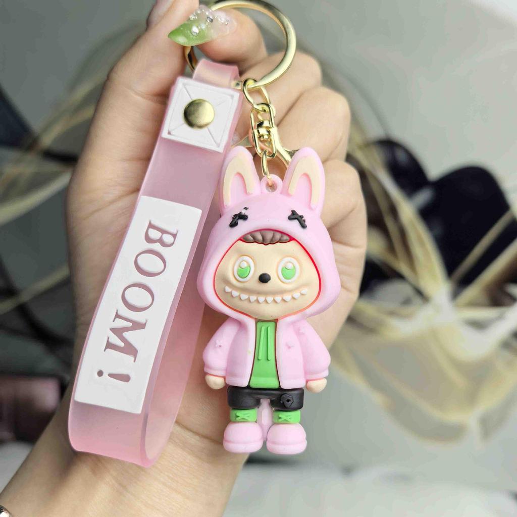 Kreskówkowy brelok Labubu: Transgraniczny brelok do torebki samochodowej i mały prezent