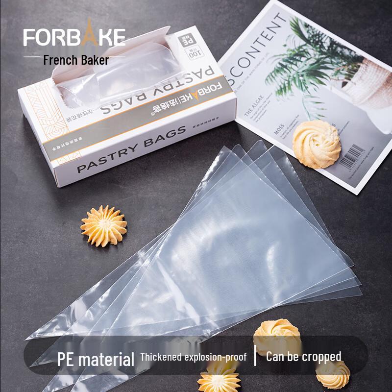 

FOR BAKE Disposable Piping Bags (100 Pcs)