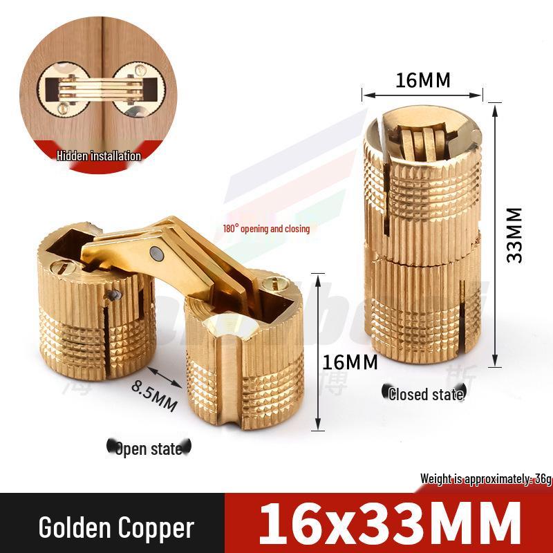 Hidden Concealed Hinge for Folding Wooden Doors - Accessories