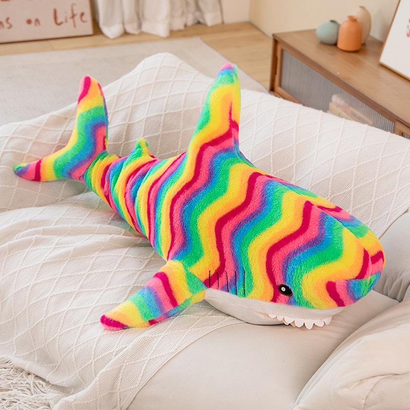 Shark Plush Pillow Toy - Soft Simulation Sleeping Doll & Sofa Cushion