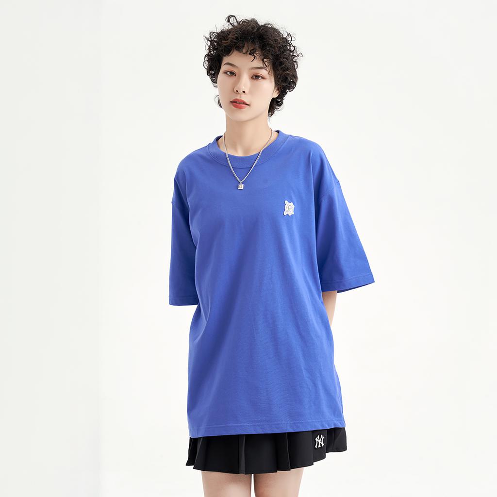 New MLB Set-in Sleeve T-Shirt Unisex Purple 3ATSB0233-46PPS