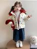 Girls' 2025 Fleece-Lined Puffer Jacket - Warm Winter Down Coat