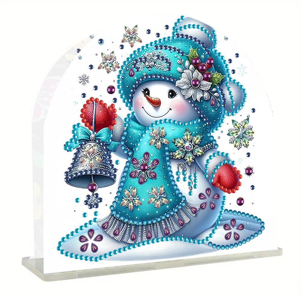 Christmas Acrylic Napkin Holder Diamond Painting Kit DIY 5D Diamond Art Painting Towel Holder Kit Christmas Decorations
