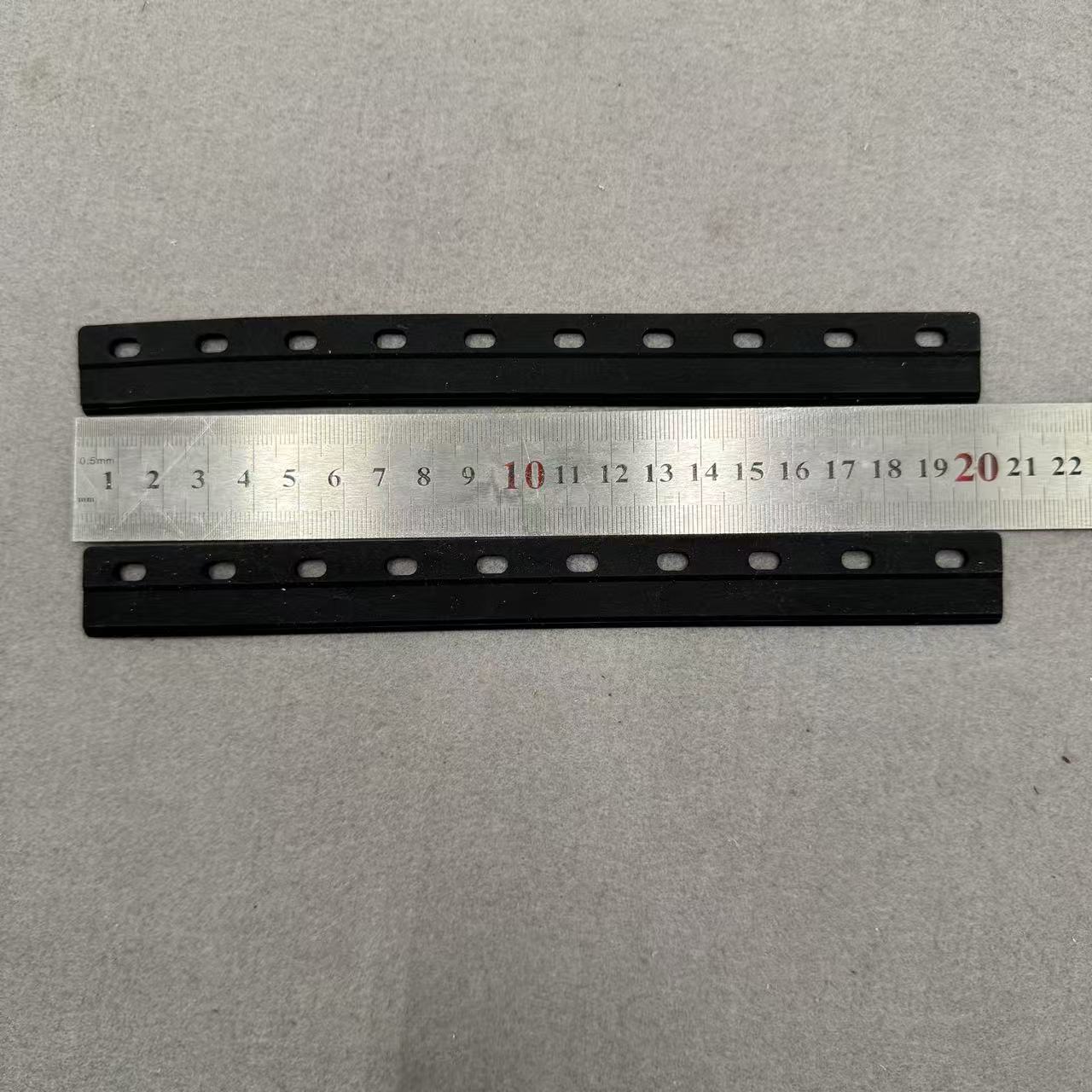 LETOP 5PCS 20.5CM Black Wiper Industrial Machine Accessories Printing Machinery Parts 5PCS Black Wiper