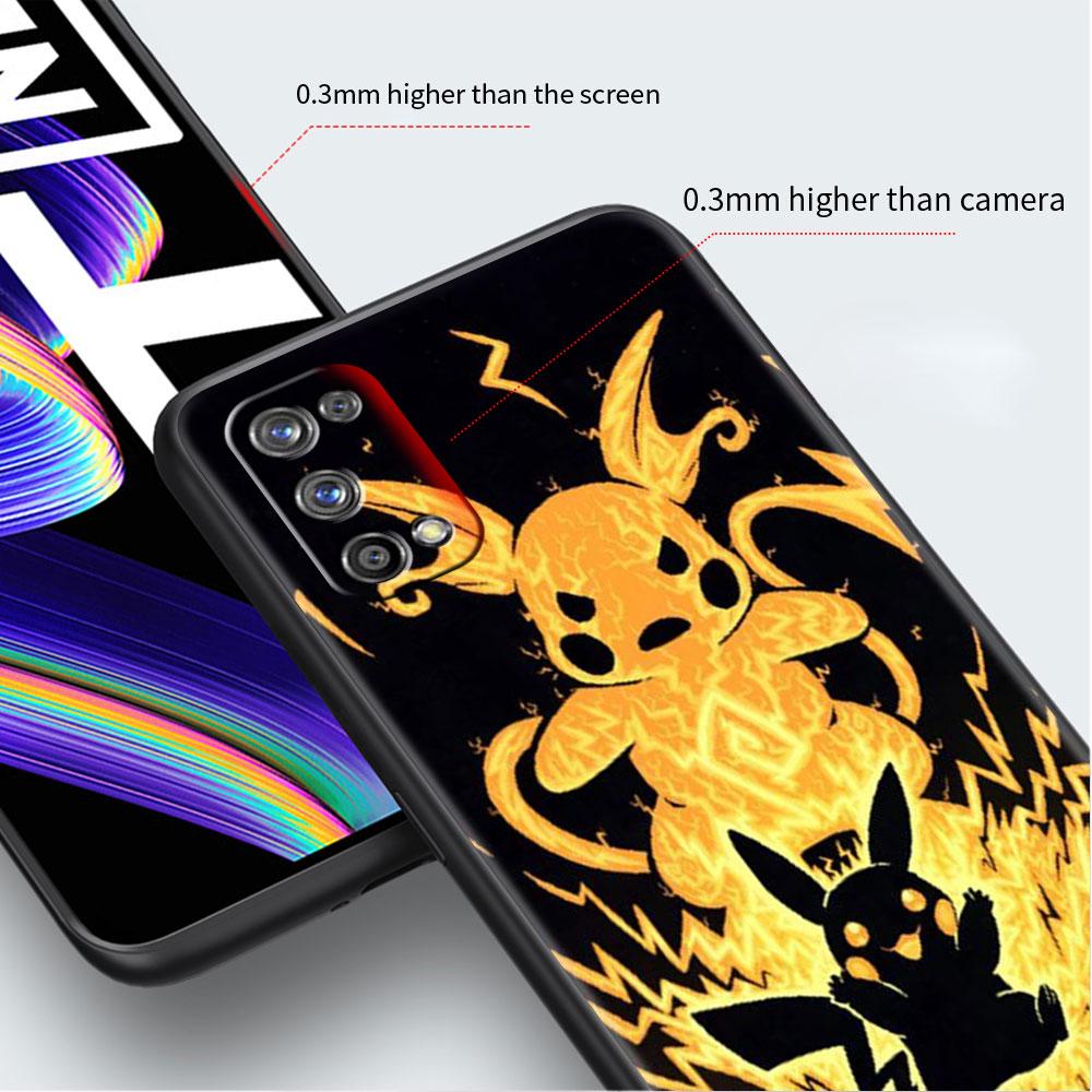 Etui na Realme 8 C21y GT Neo 2 3 8i C21 7 C11 6 C12 C35 C3 GT 9 Pro C12 Master Funda Pokrowiec na telefon Pokemon Pikachu Cool
