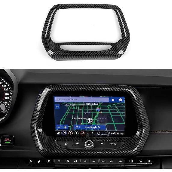 Car Sticker ABS Carbon Fiber Decal Interior Cover Trim for Chevrolet Camaro 2016 2017 2018      2024 Accessories