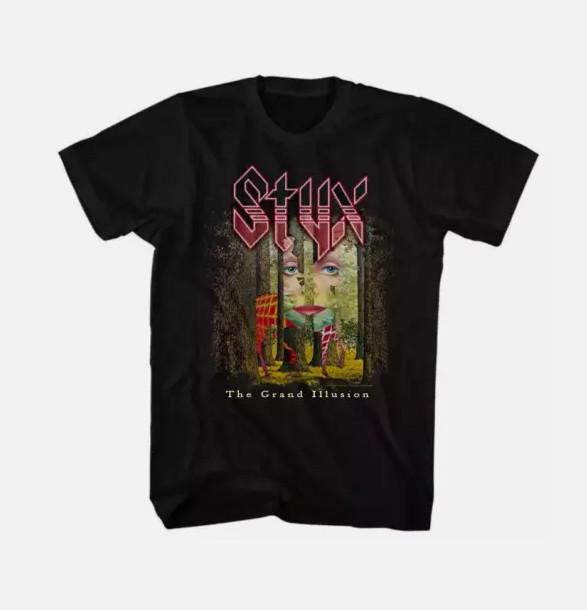 Styx - The Grand Illusion Album Unisex T-Shirt All Size S-5XL Unisex T-Shirt M