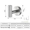 Stainless Steel Wall Hook for Towels and Bathrobes - Hot Selling Bathroom Door Rack