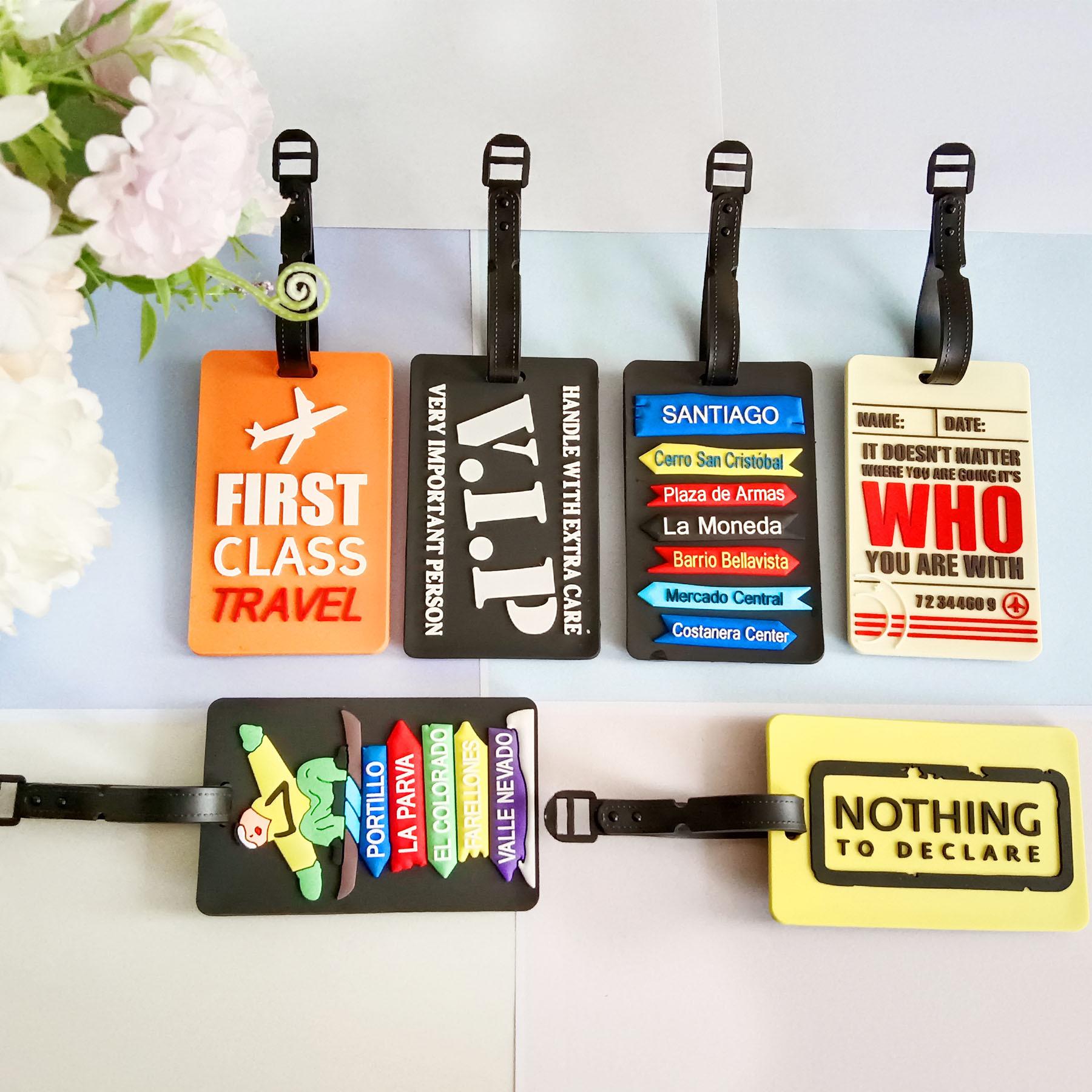 

Flight Travel Accessories Creative PVC Luggage Tags Boarding Pass Address ID Name Lable Suitcase Tag Travel Tag Cute Luggage Tag