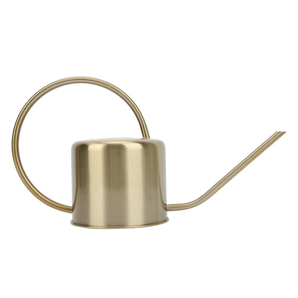 Long Spout Watering Can Gold Plant Watering Can Durable Decorative Watering Can  For House Plants