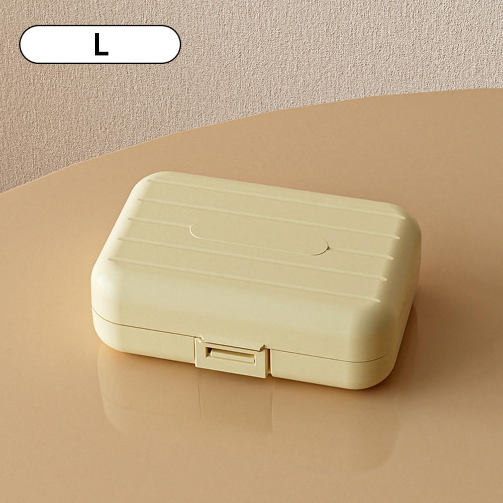 Kleine Pillenbox mit Fächern Tragbare Pillendose Auslaufsicher Medikamenten-Pillenspender Reise Ältere Tägliches Pillenmanagement