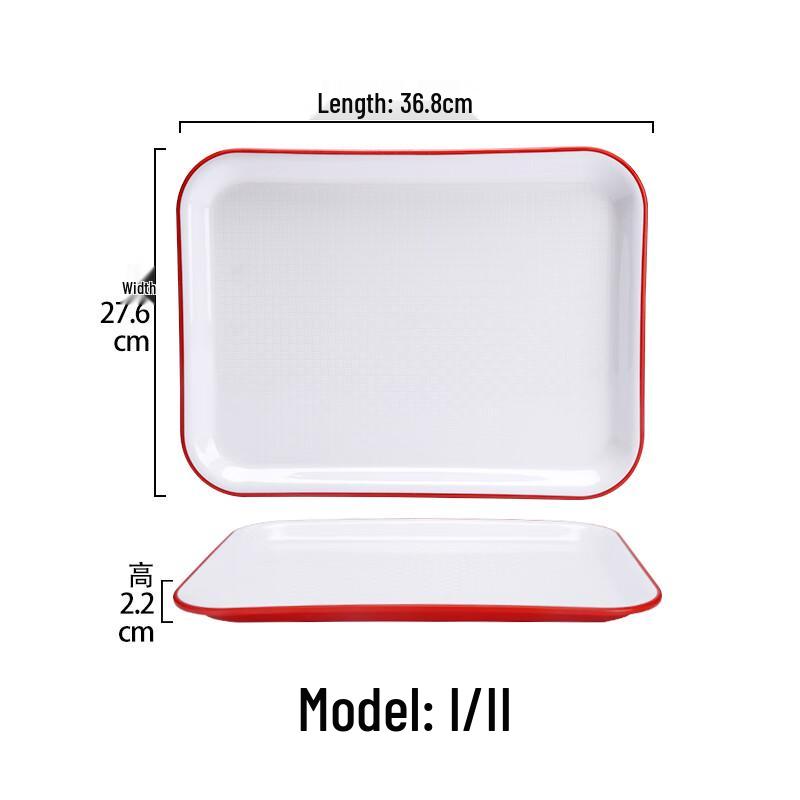 Melamine Cafeteria Plate and Tray