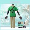 Legend Of Zelda Link Cosplay Costume Halloween Men's Outfit Xs-xxxl