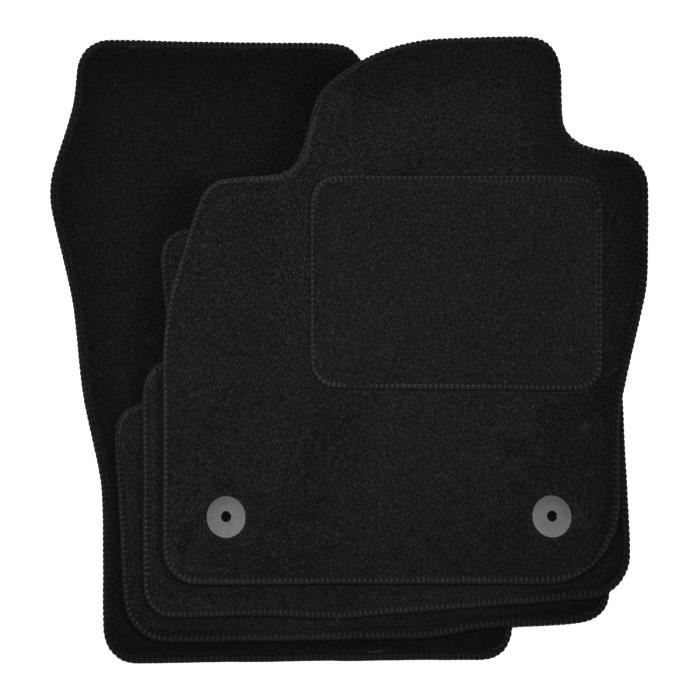 Tapis De Sol - J&J Automotive - T-Cross - Noir Velours - 4 Pièces - Antidérapant Et Imperméable