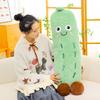 Plush Cucumber Pillow Bed Side Sleep Leg Clamp Cushion For Women