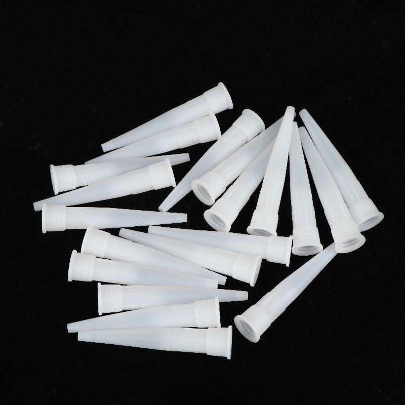 20/40/60 Stück Universal-Kartuschenpistolen-Düsen Kunststoff Glas Klebstoffdüsen Dichtmittel Silikon Abdichtspitzen Nahtabdichtungswerkzeuge