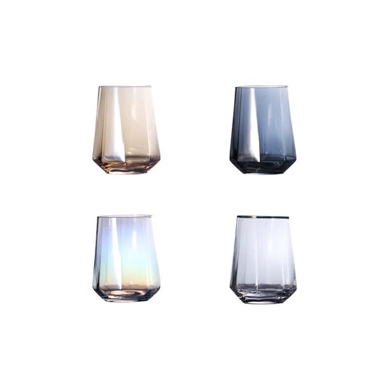 Shangqi Achteckiges Glas Trinkbecher Set