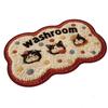 Imitation Linen Household Toilet Bathroom Absorbent Non-Slip Floor Mat Bedroom Toilet Door Soft Foot Mat Bathroom Mat