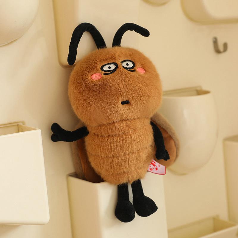 Cockroach Dark Circles Small Eyes Plush Toy Doll Pillow Children Gift Funny