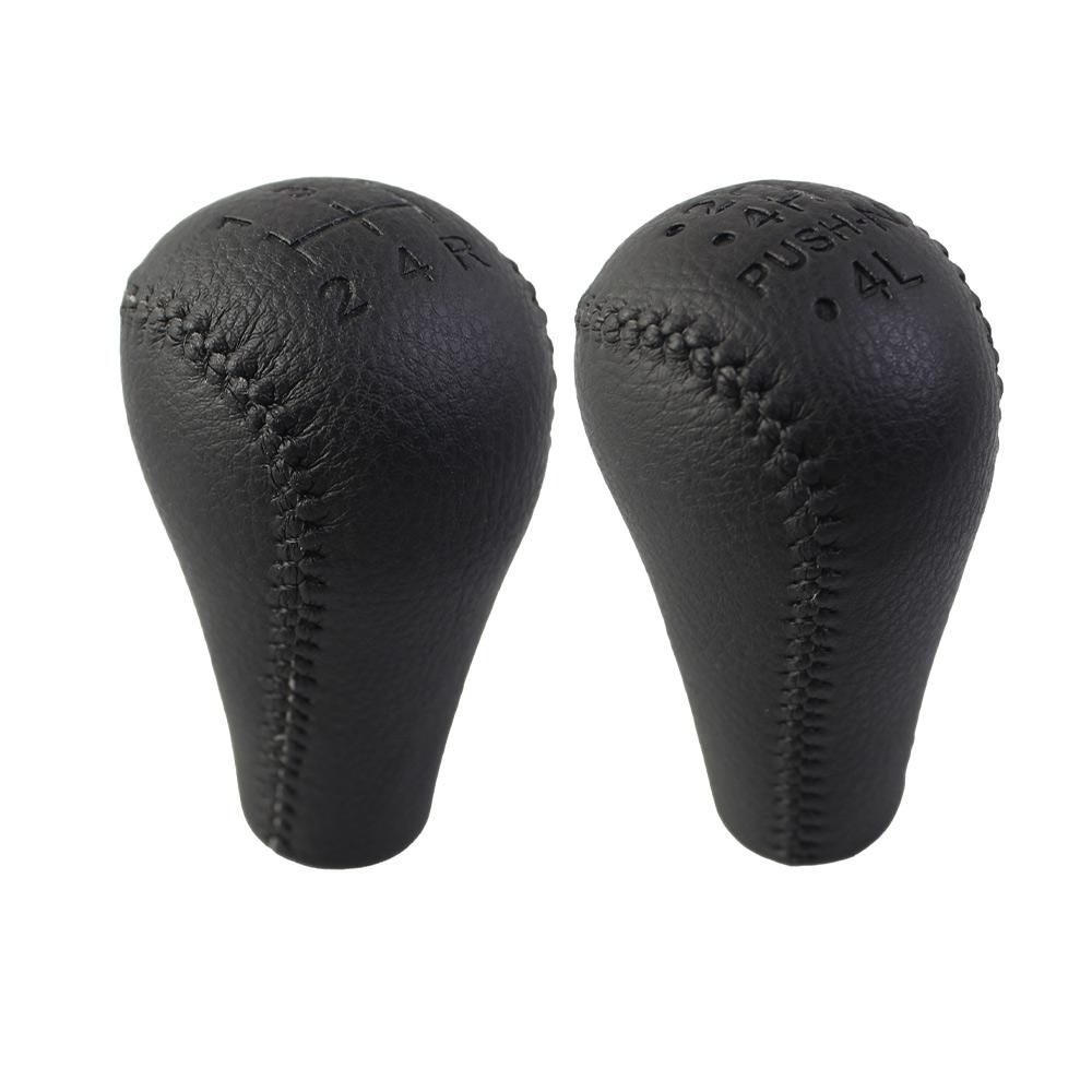 Plastic-Based Gear Shift Knob and Transfer Head Handball with Leather Texture for Nissan For Patrol For GU Y61 Y62